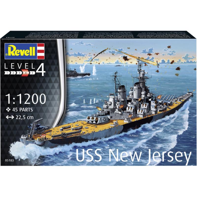 Revell: 1:1200 Battleship USS New Jersey
