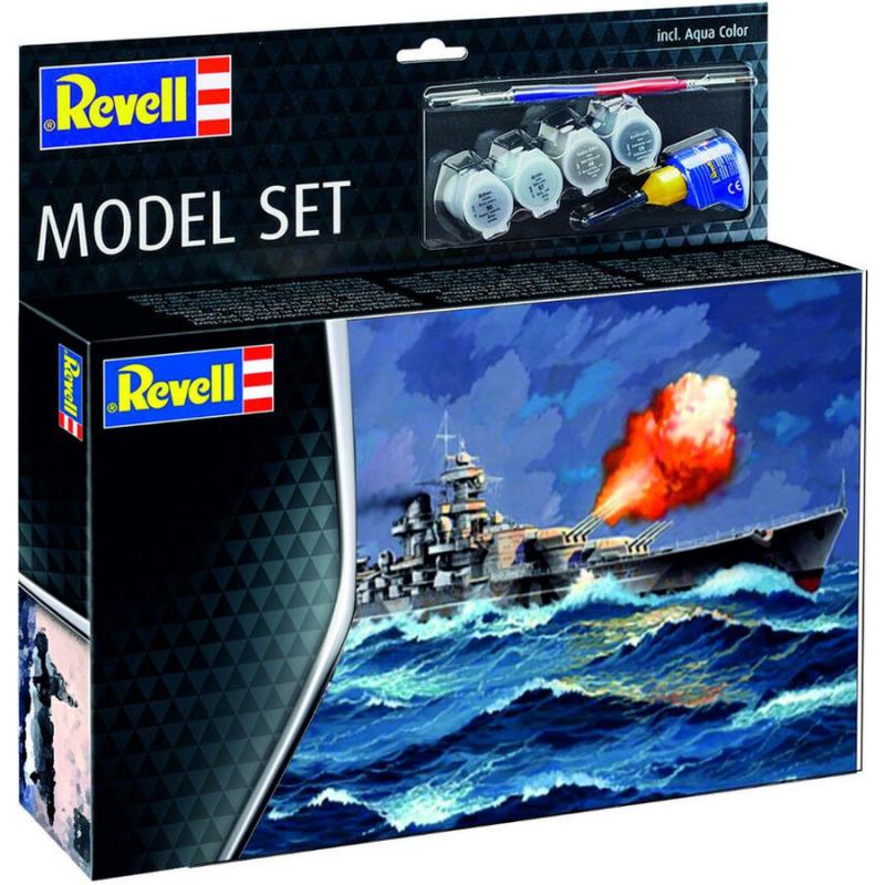 Revell: 1:1200 Model Set Battleship Gneisenau