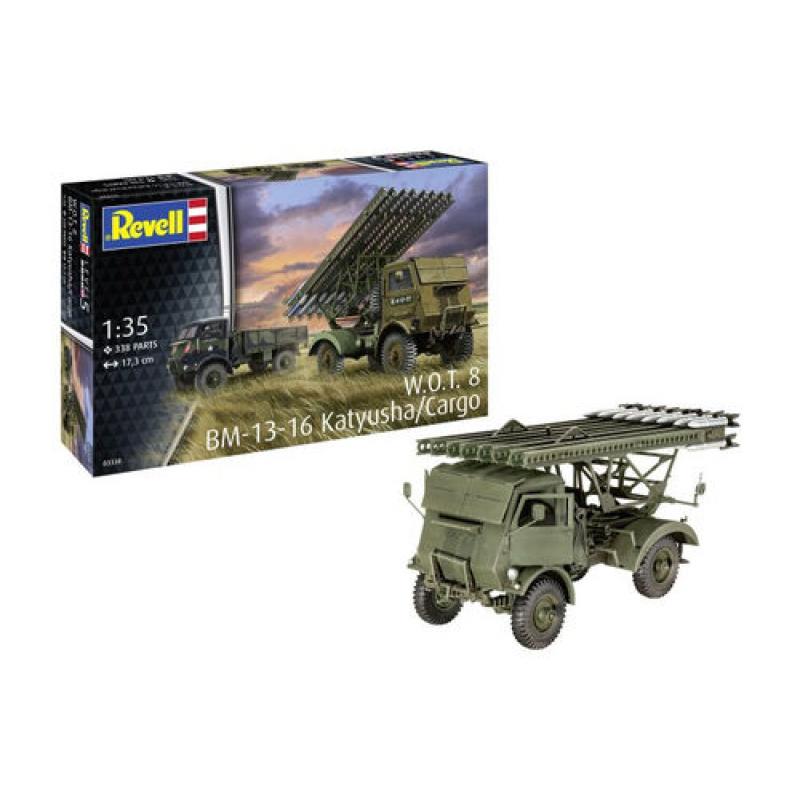 Revell: 1:35 BM-13-16 Katyusha/Cargo on W.O.T. 8 Chassis