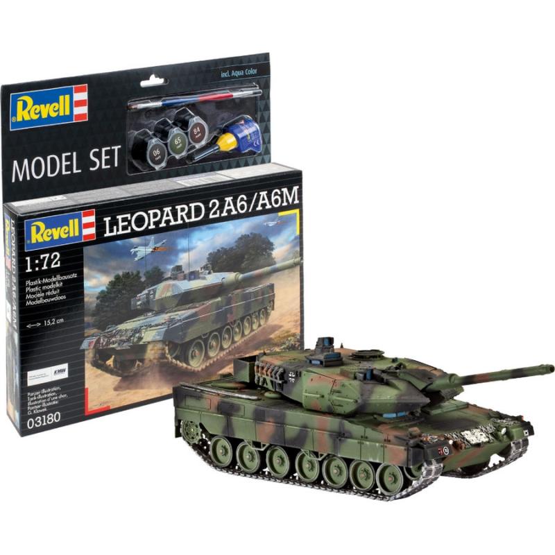Revell: 1:72 Model Set Leopard 2A6/A6M