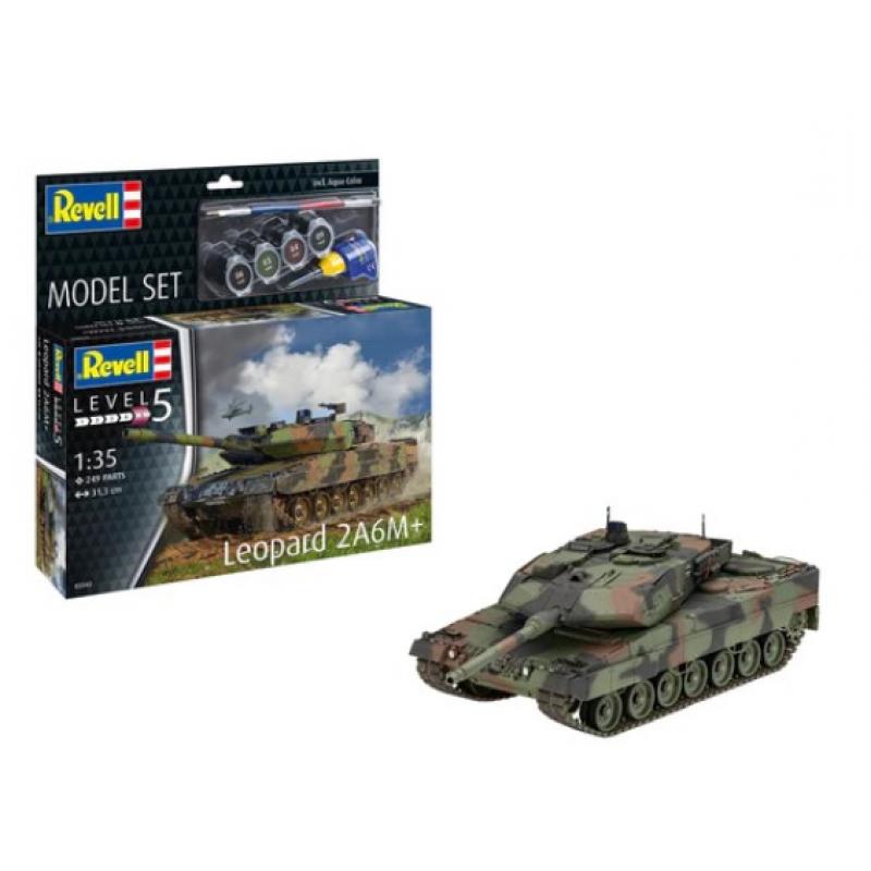 Revell: 1:35 Model Set Leopard 2 A6M+
