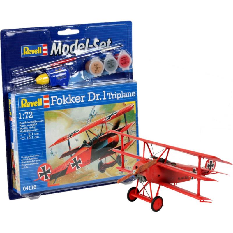 Revell: 1:72 Model Set Fokker DR.1 Triplane