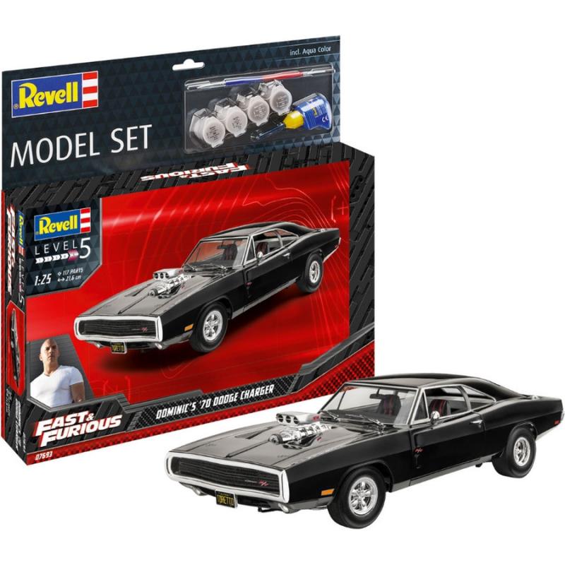 Revell: 1:24 Model Set F&F Dominics 1970 Dodge Charger