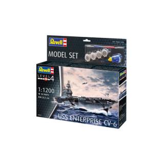 Revell: 1:1200 Model Set USS Enterprise CV-6