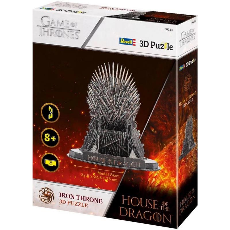 Revell: 3D Puzzle - Iron Throne: House of the Dragon