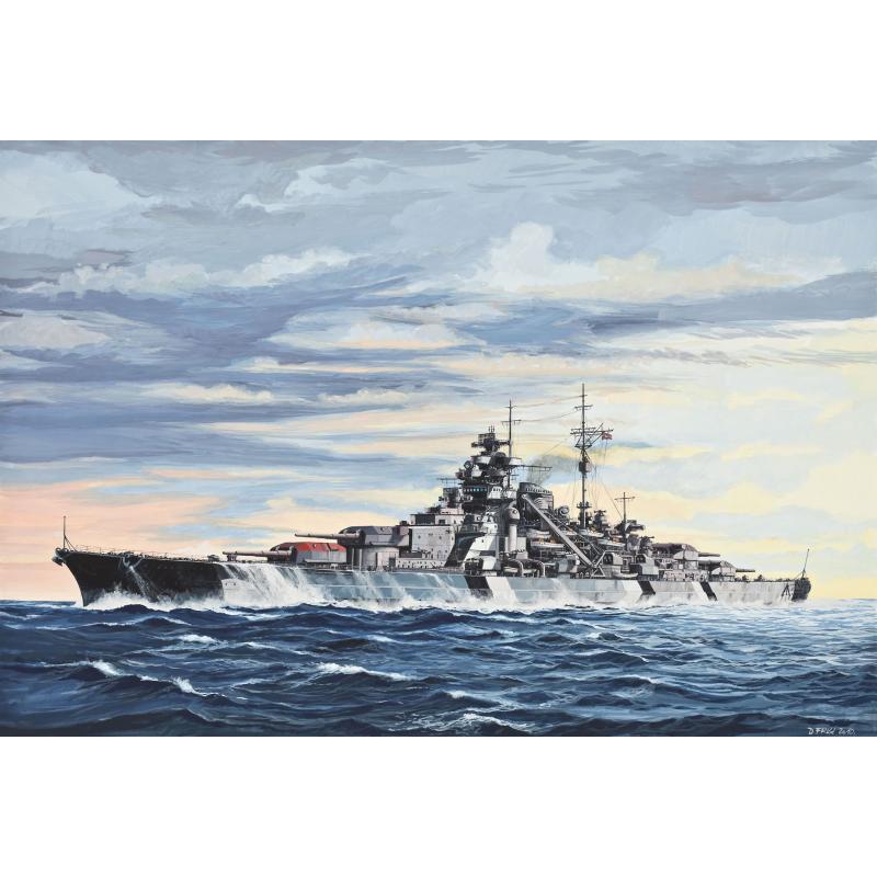 Revell: 1:700 German Battleship Bismarck