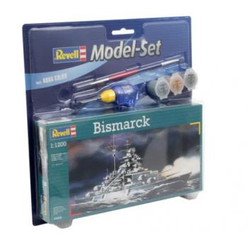 Revell: 1:1200 Model Set German Battleship Bismarck