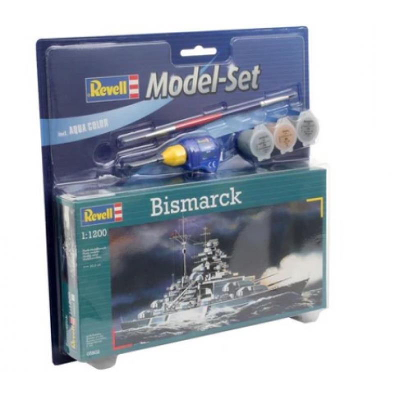 Revell: 1:1200 Model Set German Battleship Bismarck