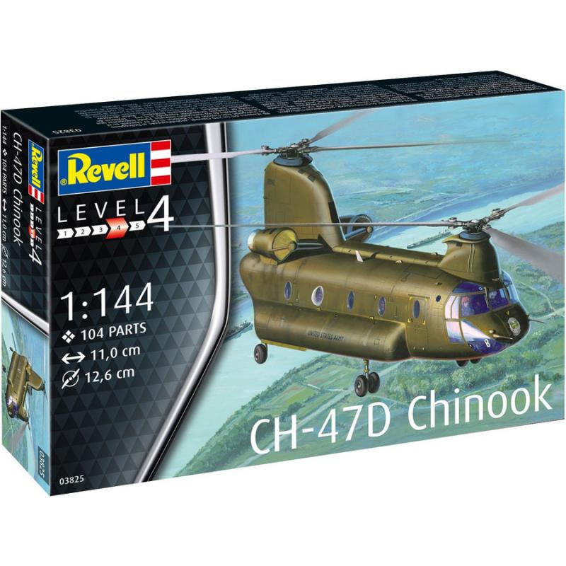 Revell: 1:144 Model Set CH-47D Chinook