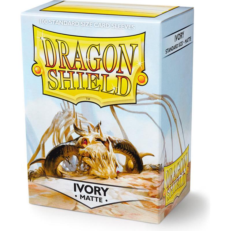 Dragon Shield Standard Sleeves - Matte Ivory (100 Sleeves)