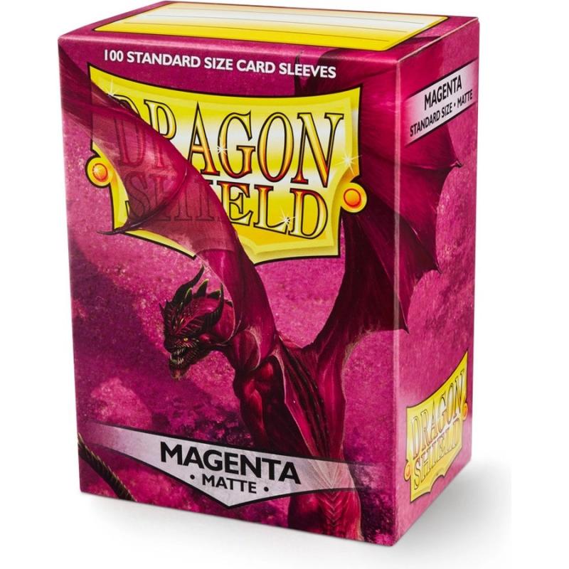 Dragon Shield Standard Sleeves - Matte Magenta (100 Sleeves)
