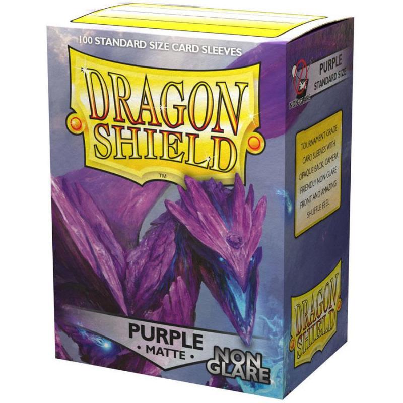 Dragon Shield Standard Sleeves - Matte Purple (100 Sleeves)