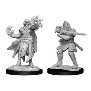 D&D Nolzur's Marvelous Miniatures: Hobgoblin Fighter Male & Hobgoblin Wizard Female