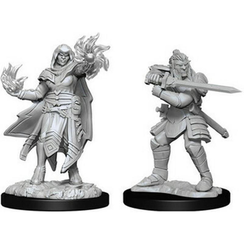 D&D Nolzur's Marvelous Miniatures: Hobgoblin Fighter Male & Hobgoblin Wizard Female