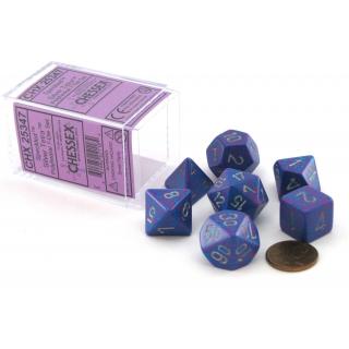 Chessex Speckled Polyhedral 7-Die Set - Silver Tetra