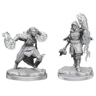 Dungeons & Dragons Nolzur's Marvelous Miniatures: Half-Elf Warlock (2 figures)