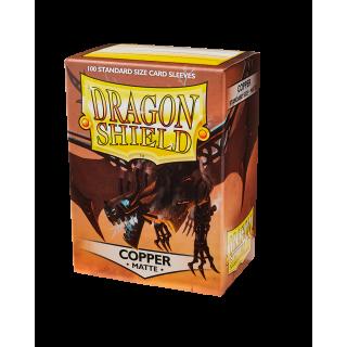 Dragon Shield Standard Matte Sleeves - Copper 'Draco Primus' (100 Sleeves)
