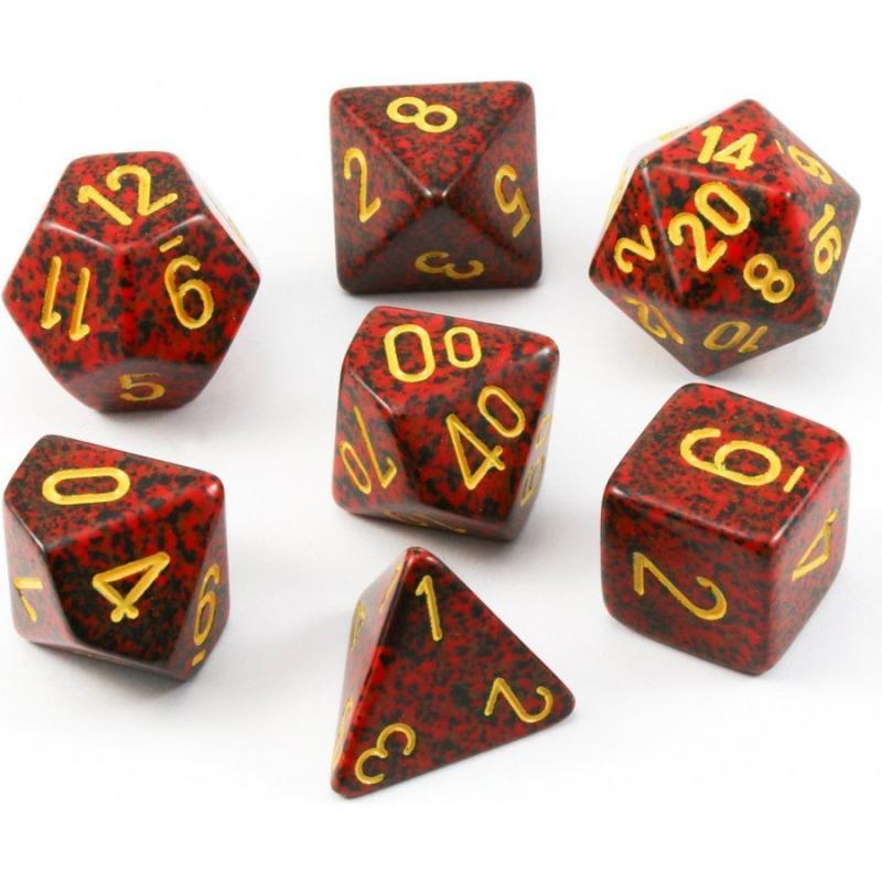 Chessex Speckled Polyhedral 7-Die Set - Mercury