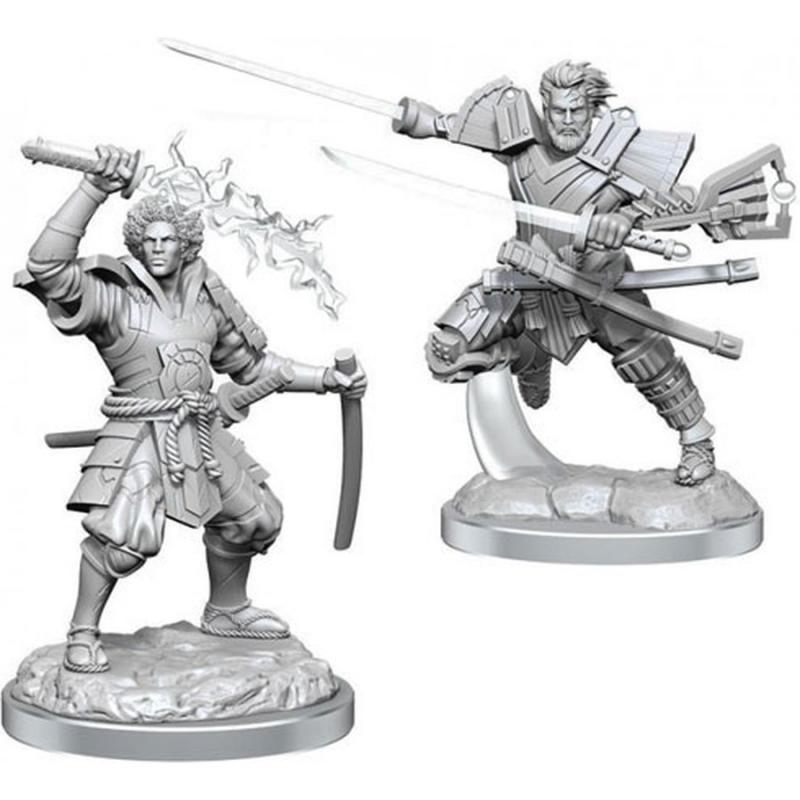 Magic: The Gathering Unpainted Miniatures - Raiyuu & Isshin - EN