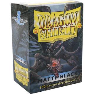 Dragon Shield Standard Sleeves - Matte Black (100 Sleeves)