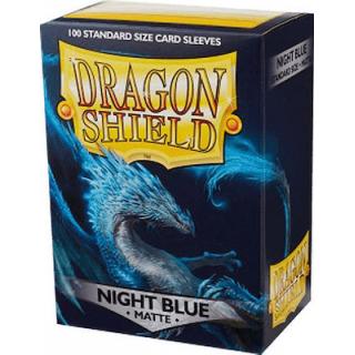 Dragon Shield Standard Matte Sleeves - Night Blue (100 Sleeves)