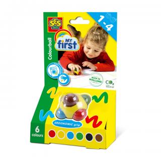 Ses Creative - Μπάλα με Χρώματα Ζωγραφικής - My First - Colorball