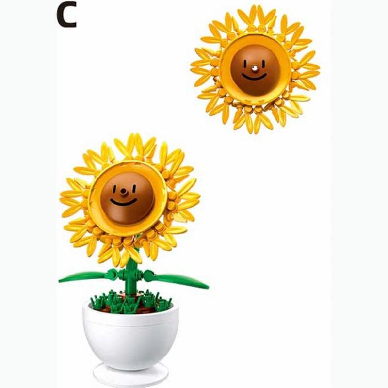 Sluban - Potted plants Display ( 6 Asst ) - Φυτά σε γλάστρες Display ( 6 σχεδια