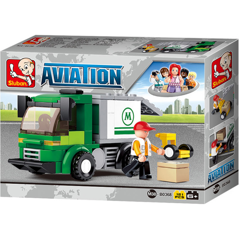 M38-B0368 Sluban Airport Cargo Van - Aviation serie