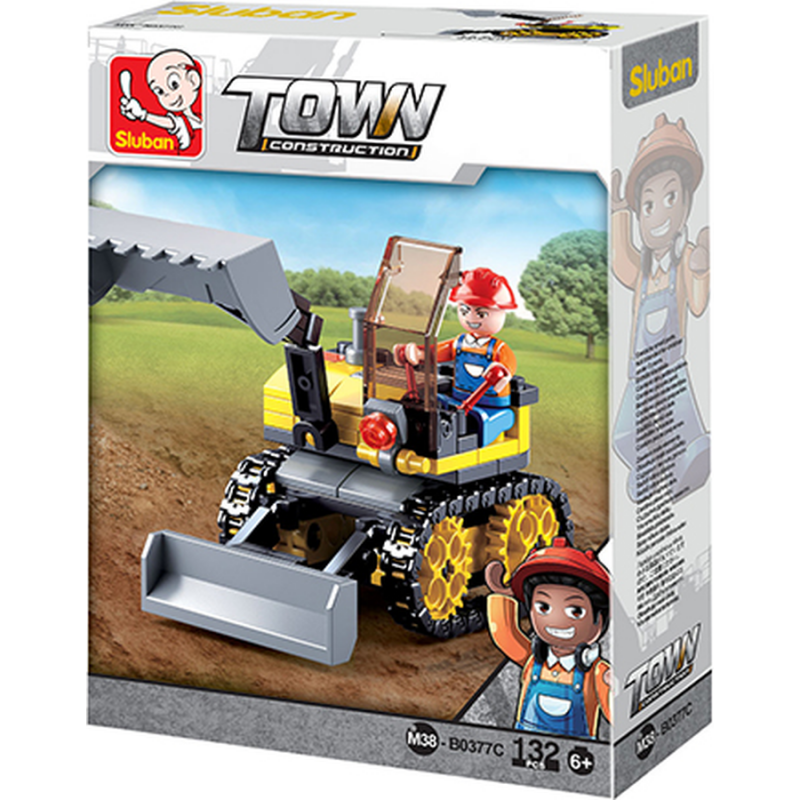 M38-B0377C Sluban Small Excavator - Construction serie