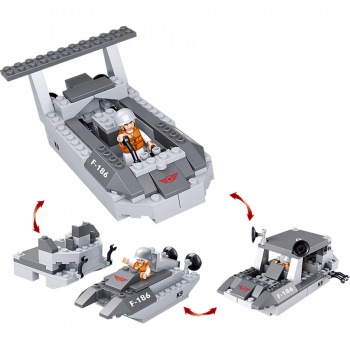 M38-B0537D Sluban Landing Craft 3-in-1