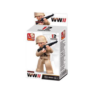 M38-B0582 Sluban WWII Soldiers (Box)