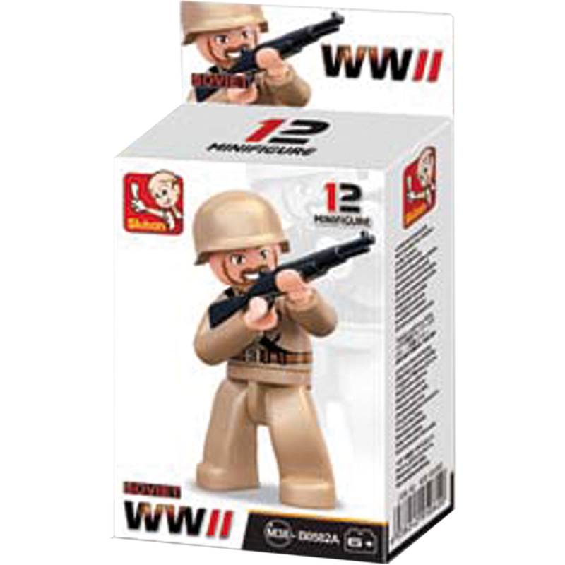 M38-B0582 Sluban WWII Soldiers (Box)