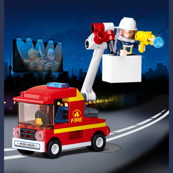 M38-B0622A Sluban Small Platform - Fire serie