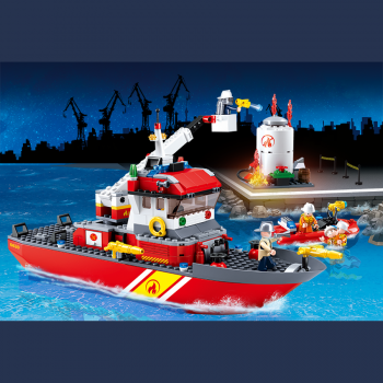 M38-B0630 Sluban Fire serie - Fire Boat