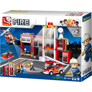 M38-B0631 Sluban Fire Station - Fire serie
