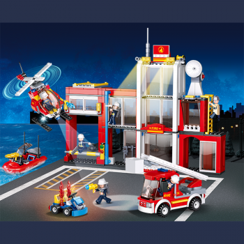 M38-B0631 Sluban Fire Station - Fire serie