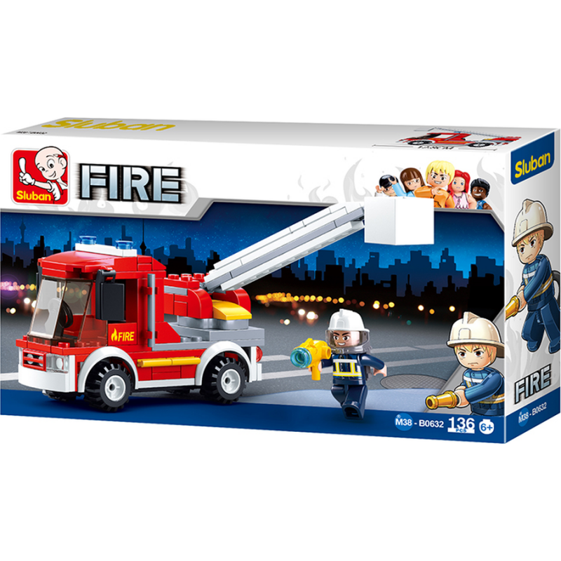 M38-B0632 Sluban Small Fire Truck - Fire serie