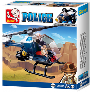 M38-B0638B Sluban Police Helicopter - Police serie