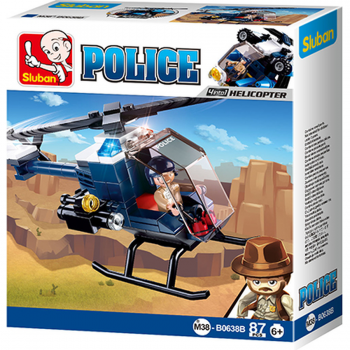 M38-B0638B Sluban Police Helicopter - Police serie