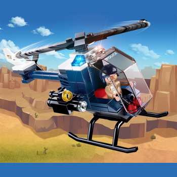 M38-B0638B Sluban Police Helicopter - Police serie