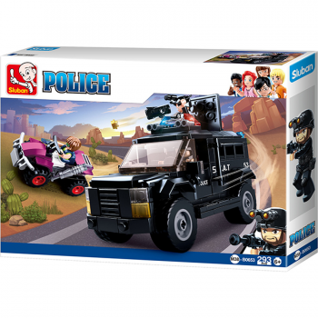M38-B0653 Sluban Armored Riot Police Van - Police serie