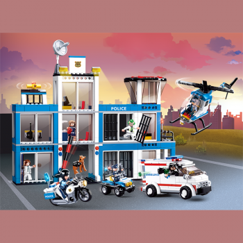 M38-B0660 Sluban Police Office - Police serie