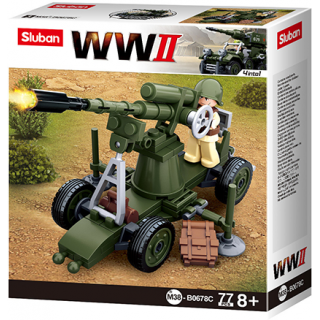 M38-B0678C Sluban Allied Anti Aircraft Gun