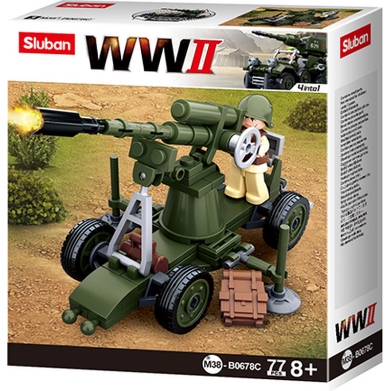 M38-B0678C Sluban Allied Anti Aircraft Gun