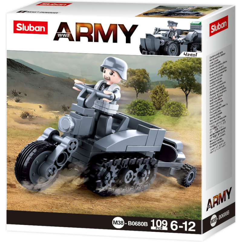 M38-B0680B Sluban Motor with Tracks