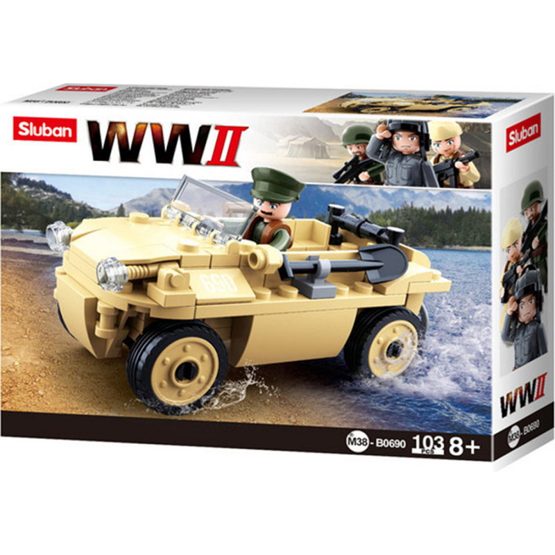 M38-B0690 Sluban German Amphibious Vehicle