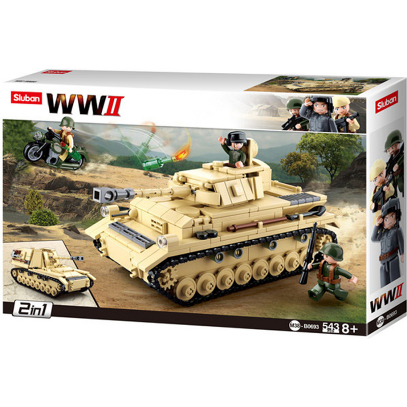 M38-B0693 Sluban Large German Tank