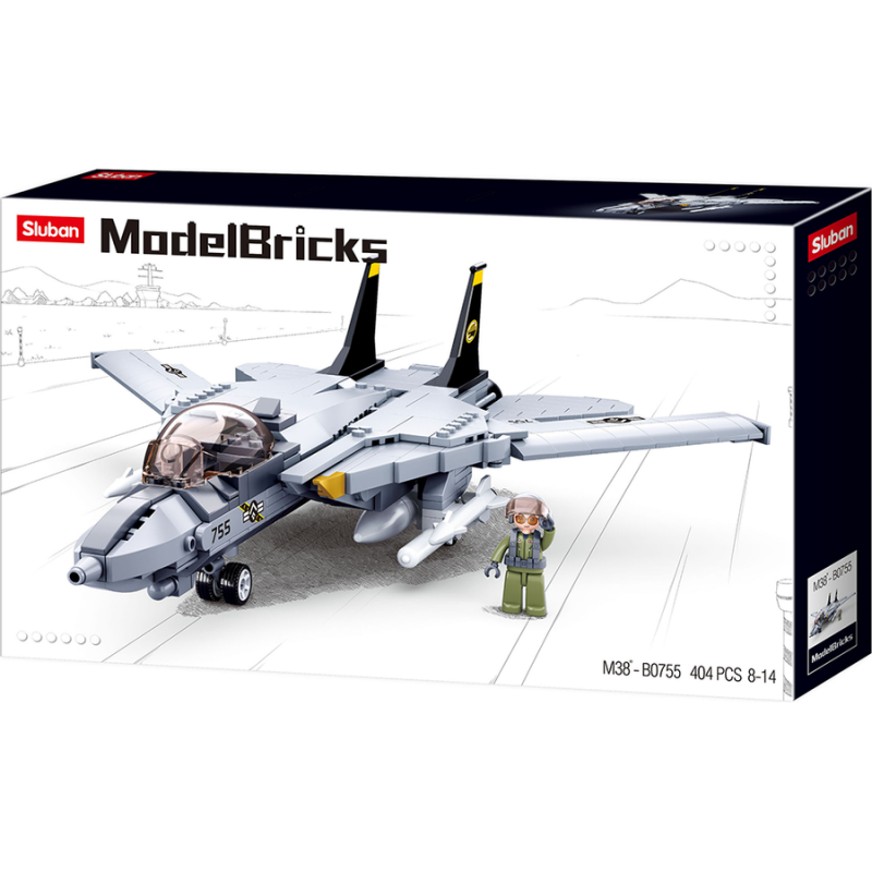 M38-B0755 Sluban Modern Jet Fighter