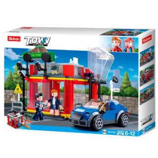 M38-B0759A Sluban Car Dealer - City Scene serie