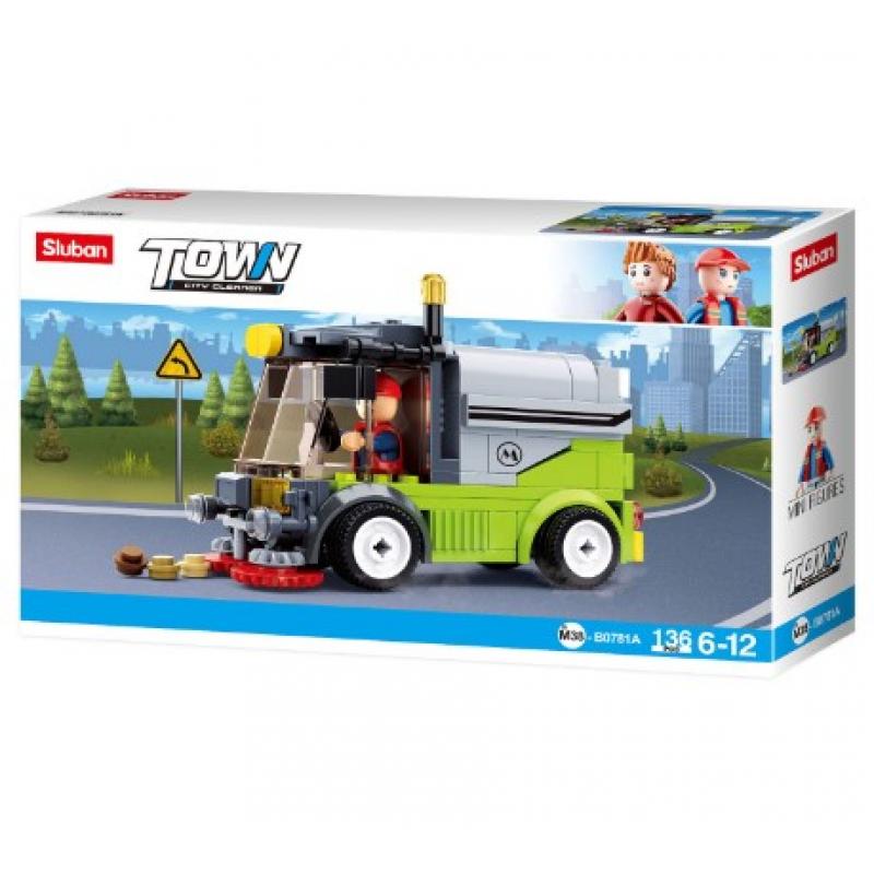 M38-B0781A Sluban Road Sweeper - City Cleaners serie